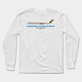 McDonnell Douglas MD-81 - Japan Air System Long Sleeve T-Shirt